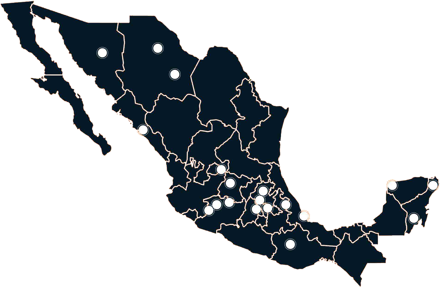 Red de distribución BEILITE en México